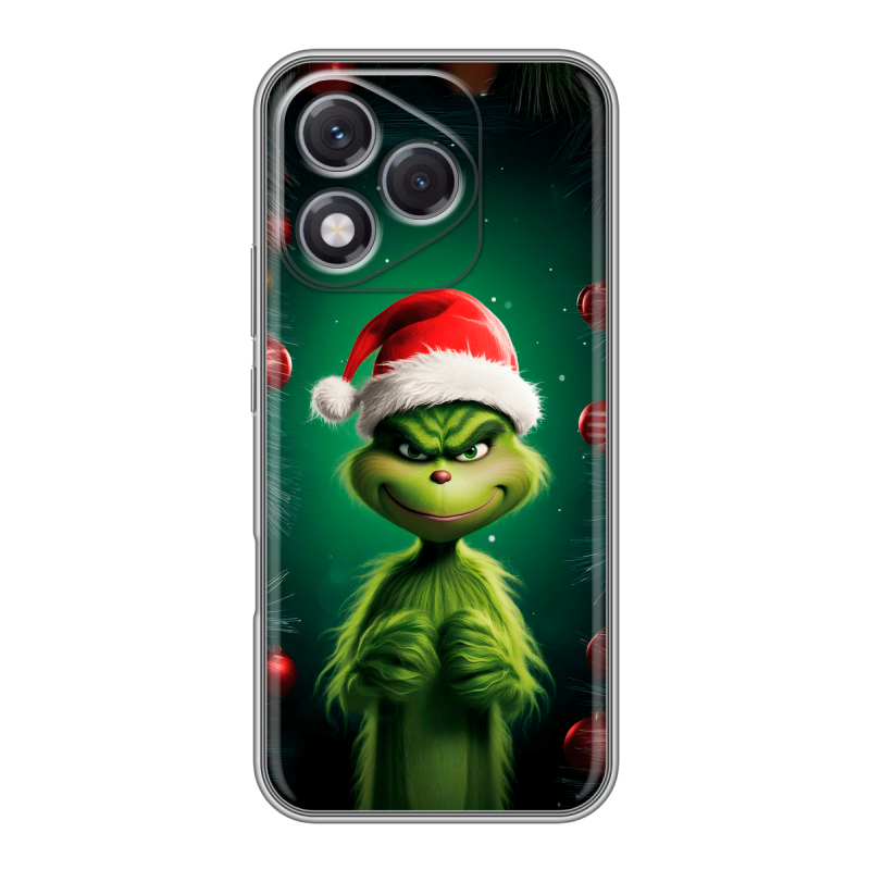 Силиконовый чехол на Honor 400 Lite с принтом Гринч Новый год Рождество Силиконовый чехол на Honor 400 Lite с принтом Гринч Новый год Рождество