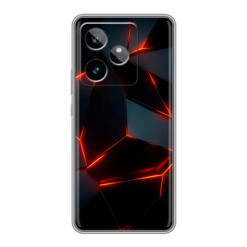 Силиконовый чехол на Realme GT 7T с принтом Яркие абстракции Силиконовый чехол на Realme GT 7T с принтом Яркие абстракции