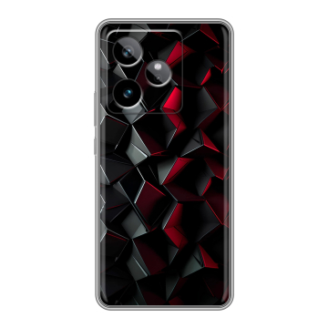 Силиконовый чехол на Realme GT 7T с принтом Абстракция