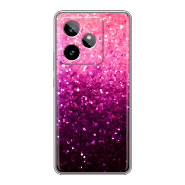 Силиконовый чехол на Realme GT 7T с принтом Блестки Силиконовый чехол на Realme GT 7T с принтом Блестки