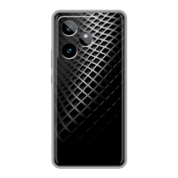 Силиконовый чехол на Realme GT 7T с принтом Текстура металла Силиконовый чехол на Realme GT 7T с принтом Текстура металла