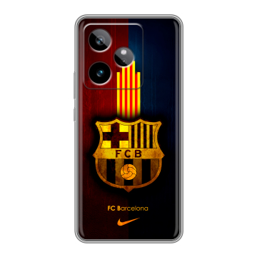 Силиконовый чехол на Realme GT 7T с принтом Барселона Barcelona Силиконовый чехол на Realme GT 7T с принтом Барселона Barcelona
