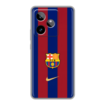 Силиконовый чехол на Realme GT 7T с принтом Барселона Barcelona Силиконовый чехол на Realme GT 7T с принтом Барселона Barcelona