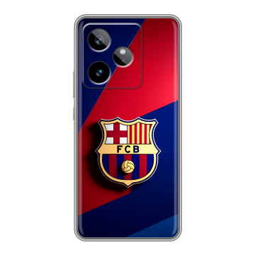 Силиконовый чехол на Realme GT 7T с принтом Барселона Barcelona Силиконовый чехол на Realme GT 7T с принтом Барселона Barcelona