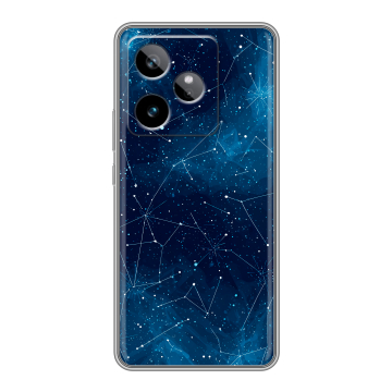 Силиконовый чехол на Realme GT 7T с принтом Космос звезды Силиконовый чехол на Realme GT 7T с принтом Космос звезды