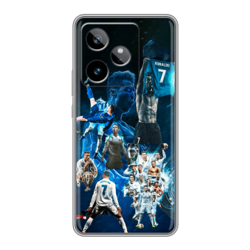 Силиконовый чехол на Realme GT 7T с принтом Реал Роналдо Силиконовый чехол на Realme GT 7T с принтом Реал Роналдо