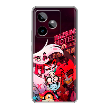 Силиконовый чехол на Realme GT 7T с принтом Hazbin Hotel Отель Хазбин Силиконовый чехол на Realme GT 7T с принтом Hazbin Hotel Отель Хазбин
