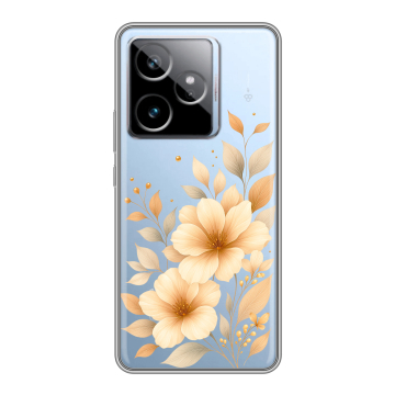 Силиконовый чехол на Realme GT 7T с принтом для девушки Силиконовый чехол на Realme GT 7T с принтом для девушки