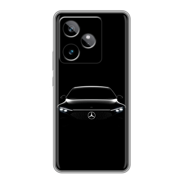 Силиконовый чехол на Realme GT 7T с принтом Mercedes Мерседес Силиконовый чехол на Realme GT 7T с принтом Mercedes Мерседес