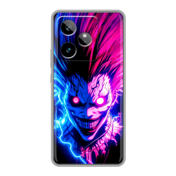 Силиконовый чехол на Realme GT 7T с принтом Death note Тетрадь смерти Силиконовый чехол на Realme GT 7T с принтом Death note Тетрадь смерти