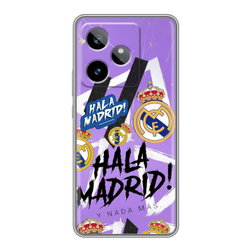 Силиконовый чехол на Realme GT 7T с принтом Real Madrid Реал Мадрид Силиконовый чехол на Realme GT 7T с принтом Real Madrid Реал Мадрид