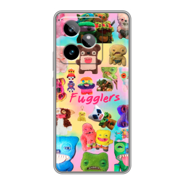 Силиконовый чехол на Realme GT 7T с принтом Флагер Fuggler Силиконовый чехол на Realme GT 7T с принтом Флагер Fuggler