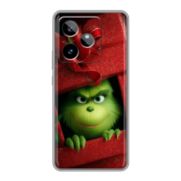 Силиконовый чехол на Realme GT 7T с принтом Новый год Силиконовый чехол на Realme GT 7T с принтом Новый год