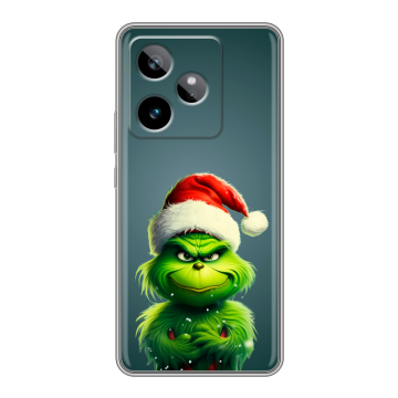 Силиконовый чехол на Realme GT 7T с принтом Новый год Силиконовый чехол на Realme GT 7T с принтом Новый год