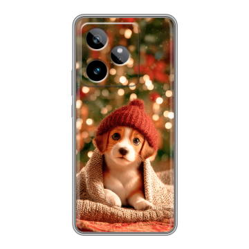 Силиконовый чехол на Realme GT 7T с принтом Новый год Силиконовый чехол на Realme GT 7T с принтом Новый год