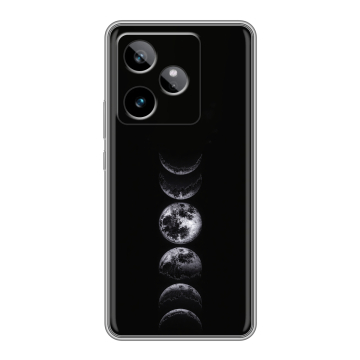 Силиконовый чехол на Realme GT 7T с принтом женский
