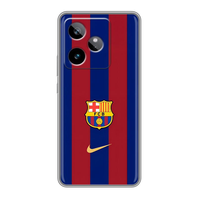 Силиконовый чехол на Realme GT 7T с принтом Барселона Barcelona Силиконовый чехол на Realme GT 7T с принтом Барселона Barcelona