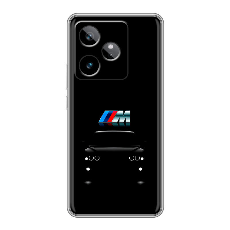 Силиконовый чехол на Realme GT 7T с принтом БМВ BMW Силиконовый чехол на Realme GT 7T с принтом БМВ BMW