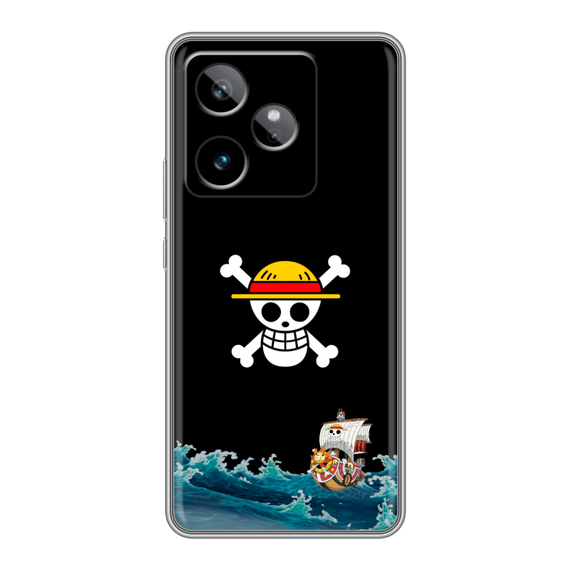 Силиконовый чехол на Realme GT 7T с принтом One Piece Ван Пис Силиконовый чехол на Realme GT 7T с принтом One Piece Ван Пис