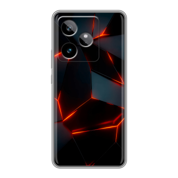 Силиконовый чехол на Realme GT7 с принтом Яркие абстракции Силиконовый чехол на Realme GT7 с принтом Яркие абстракции