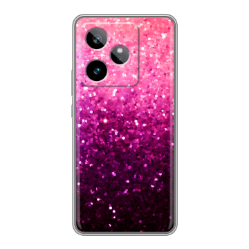 Силиконовый чехол на Realme GT7 с принтом Блестки Силиконовый чехол на Realme GT7 с принтом Блестки