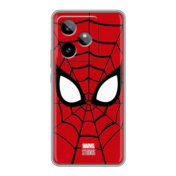 Силиконовый чехол на Realme GT7 с принтом человек паук spiderman Силиконовый чехол на Realme GT7 с принтом человек паук spiderman