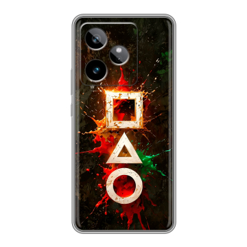Силиконовый чехол на Realme GT7 с принтом Squid Game Игра кальмара Силиконовый чехол на Realme GT7 с принтом Squid Game Игра кальмара