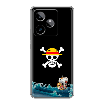 Силиконовый чехол на Realme GT7 с принтом One Piece Ван Пис Силиконовый чехол на Realme GT7 с принтом One Piece Ван Пис
