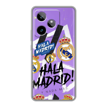 Силиконовый чехол на Realme GT7 с принтом Real Madrid Реал Мадрид Силиконовый чехол на Realme GT7 с принтом Real Madrid Реал Мадрид