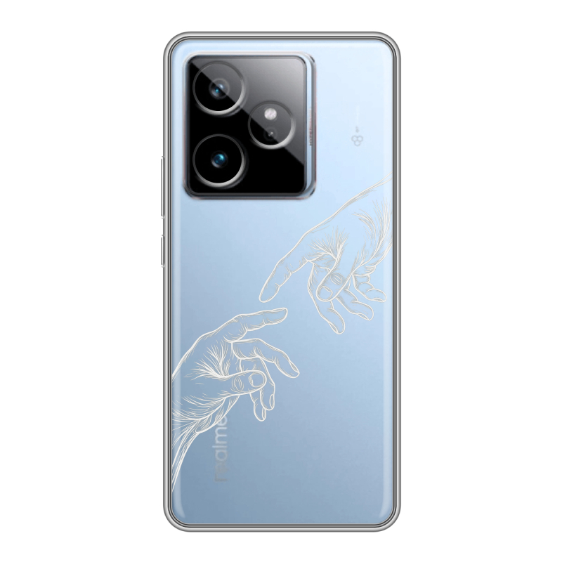 Силиконовый чехол на Realme GT7 с принтом Сотворение мира Силиконовый чехол на Realme GT7 с принтом Сотворение мира