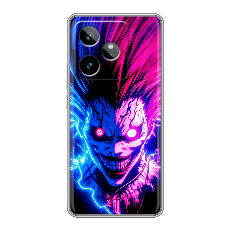 Силиконовый чехол на Realme GT7 с принтом Death note Тетрадь смерти Силиконовый чехол на Realme GT7 с принтом Death note Тетрадь смерти