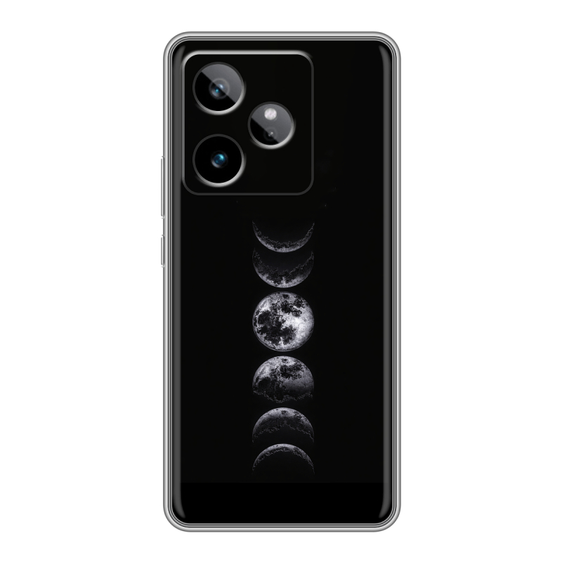 Силиконовый чехол на Realme GT7 с принтом женский Силиконовый чехол на Realme GT7 с принтом женский
