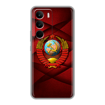 Силиконовый чехол на Realme C71 с принтом Герб СССР Силиконовый чехол на Realme C71 с принтом Герб СССР