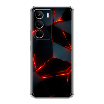 Силиконовый чехол на Realme C71 с принтом Яркие абстракции Силиконовый чехол на Realme C71 с принтом Яркие абстракции