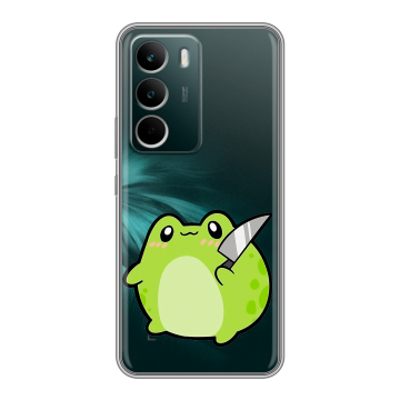 Силиконовый чехол на Realme C71 с принтом Лягушенок Силиконовый чехол на Realme C71 с принтом Лягушенок