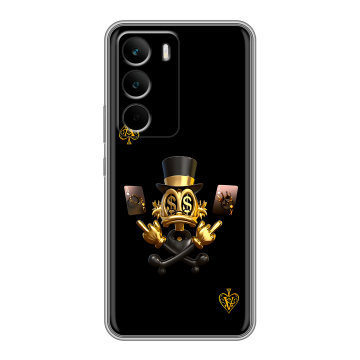 Силиконовый чехол на Realme C71 с принтом Золотой скрудж макдак Силиконовый чехол на Realme C71 с принтом Золотой скрудж макдак