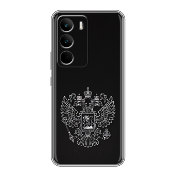 Силиконовый чехол на Realme C71 с принтом Герб России Силиконовый чехол на Realme C71 с принтом Герб России