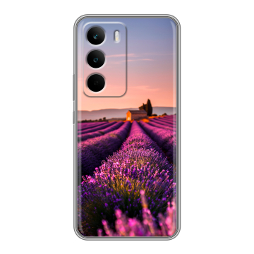 Силиконовый чехол на Realme C71 с принтом лаванда Силиконовый чехол на Realme C71 с принтом лаванда