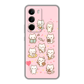 Силиконовый чехол на Realme C71 с принтом Hello Kitty Хелоу Кити Силиконовый чехол на Realme C71 с принтом Hello Kitty Хелоу Кити