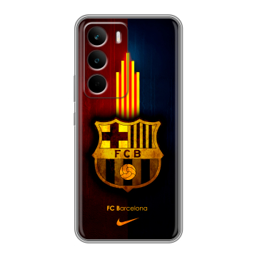 Силиконовый чехол на Realme C71 с принтом Барселона Barcelona Силиконовый чехол на Realme C71 с принтом Барселона Barcelona