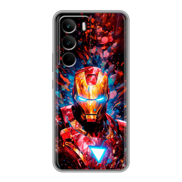 Силиконовый чехол на Realme C71 с принтом Железный человек Ironman Силиконовый чехол на Realme C71 с принтом Железный человек Ironman