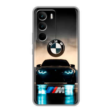Силиконовый чехол на Realme C71 с принтом БМВ BMW Силиконовый чехол на Realme C71 с принтом БМВ BMW