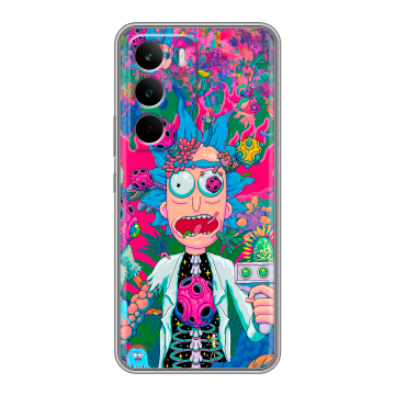 Силиконовый чехол на Realme C71 с принтом Рик и Морти Rick Morty Силиконовый чехол на Realme C71 с принтом Рик и Морти Rick Morty
