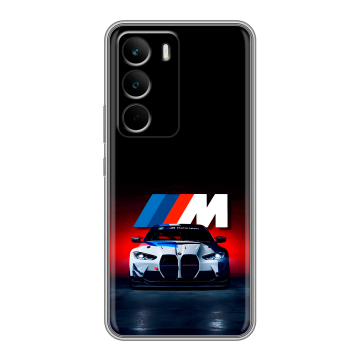 Силиконовый чехол на Realme C71 с принтом БМВ BMW Силиконовый чехол на Realme C71 с принтом БМВ BMW