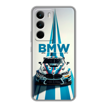 Силиконовый чехол на Realme C71 с принтом БМВ BMW Силиконовый чехол на Realme C71 с принтом БМВ BMW