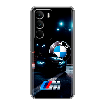 Силиконовый чехол на Realme C71 с принтом БМВ BMW Силиконовый чехол на Realme C71 с принтом БМВ BMW