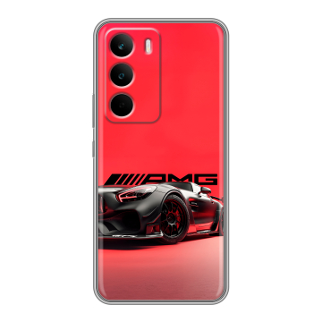 Силиконовый чехол на Realme C71 с принтом Мерседес Mercedes AMG Силиконовый чехол на Realme C71 с принтом Мерседес Mercedes AMG