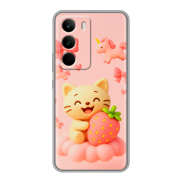 Силиконовый чехол на Realme C71 с принтом для девочек