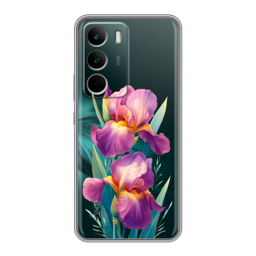 Силиконовый чехол на Realme C71 с принтом Цветы орхидеи Силиконовый чехол на Realme C71 с принтом Цветы орхидеи