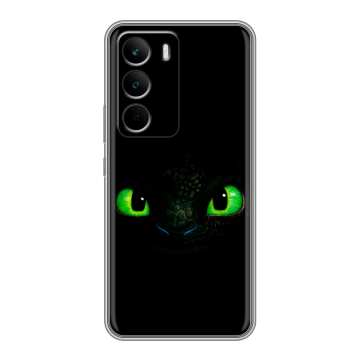 Силиконовый чехол на Realme C71 с принтом Как приручить дракона
